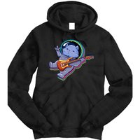 Astronaut Cat In Space Guitar Tie Dye Hoodie