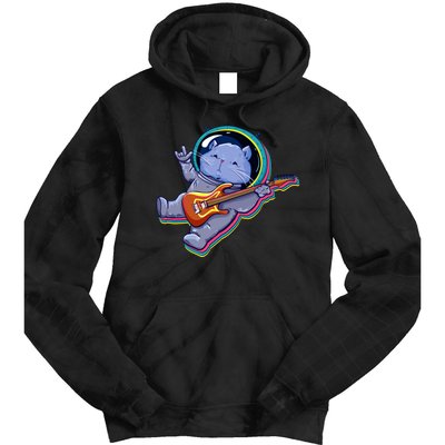 Astronaut Cat In Space Guitar Tie Dye Hoodie