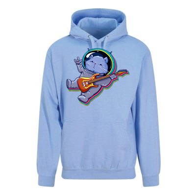 Astronaut Cat In Space Guitar Unisex Surf Hoodie