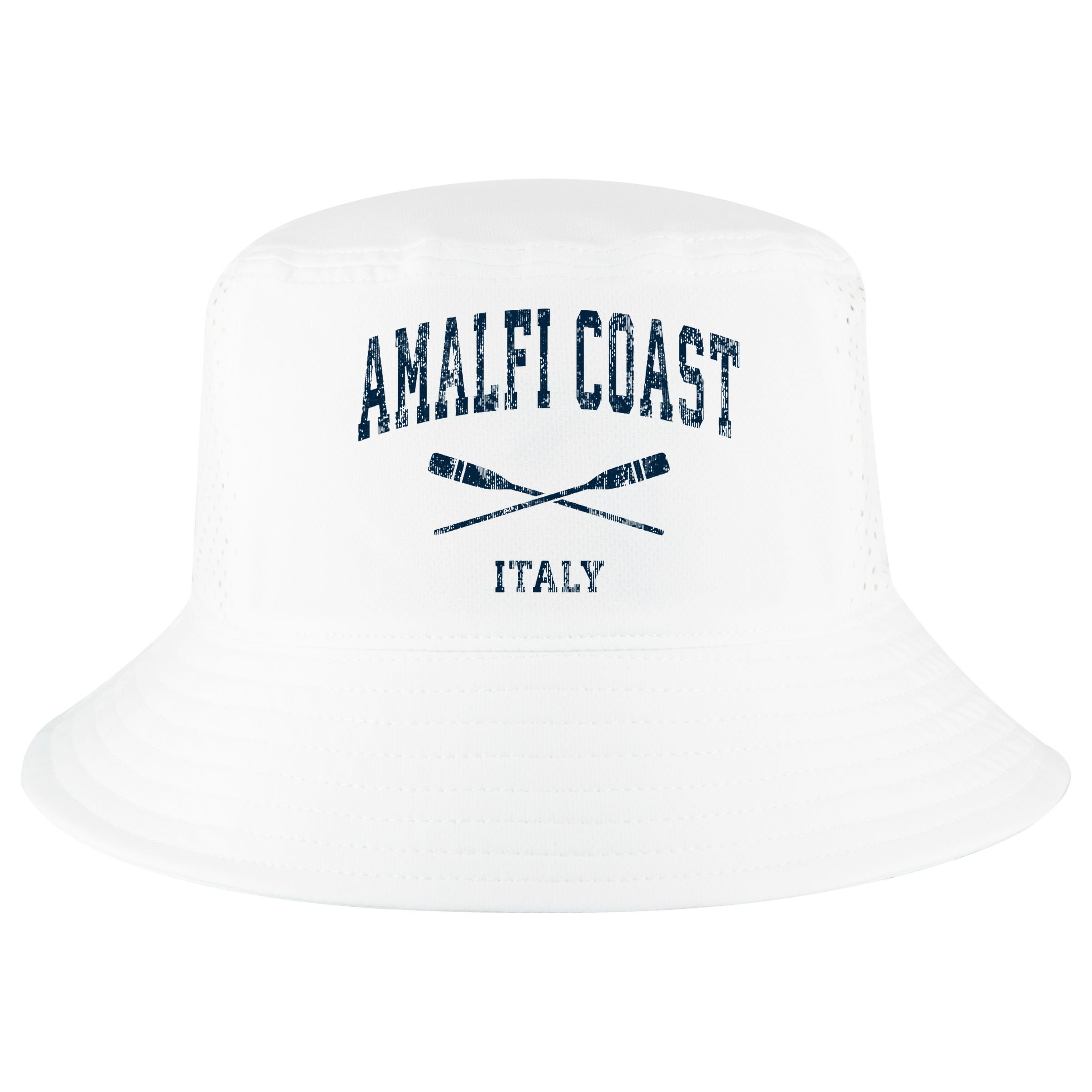 Amalfi Coast Italy Vintage Nautical Paddles Sports Oars Cool Comfort Performance Bucket Hat