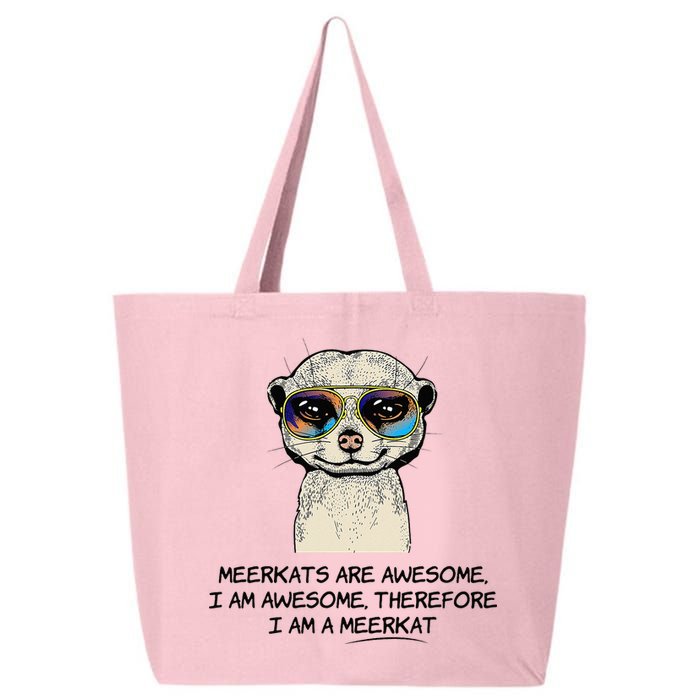 Awesome Cartoon I am a Meerkat for Meerkat Lovers 25L Jumbo Tote