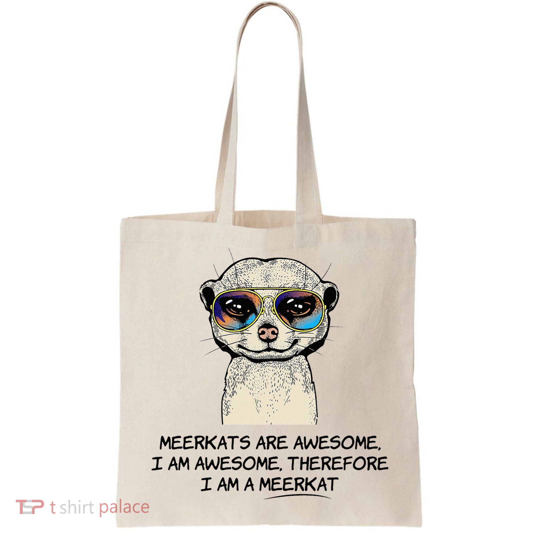 Awesome Cartoon I am a Meerkat for Meerkat Lovers Bag
