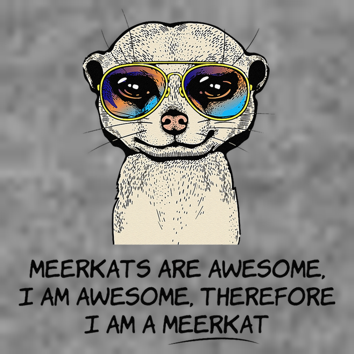 Awesome Cartoon I am a Meerkat for Meerkat Lovers Sustainable Beanie