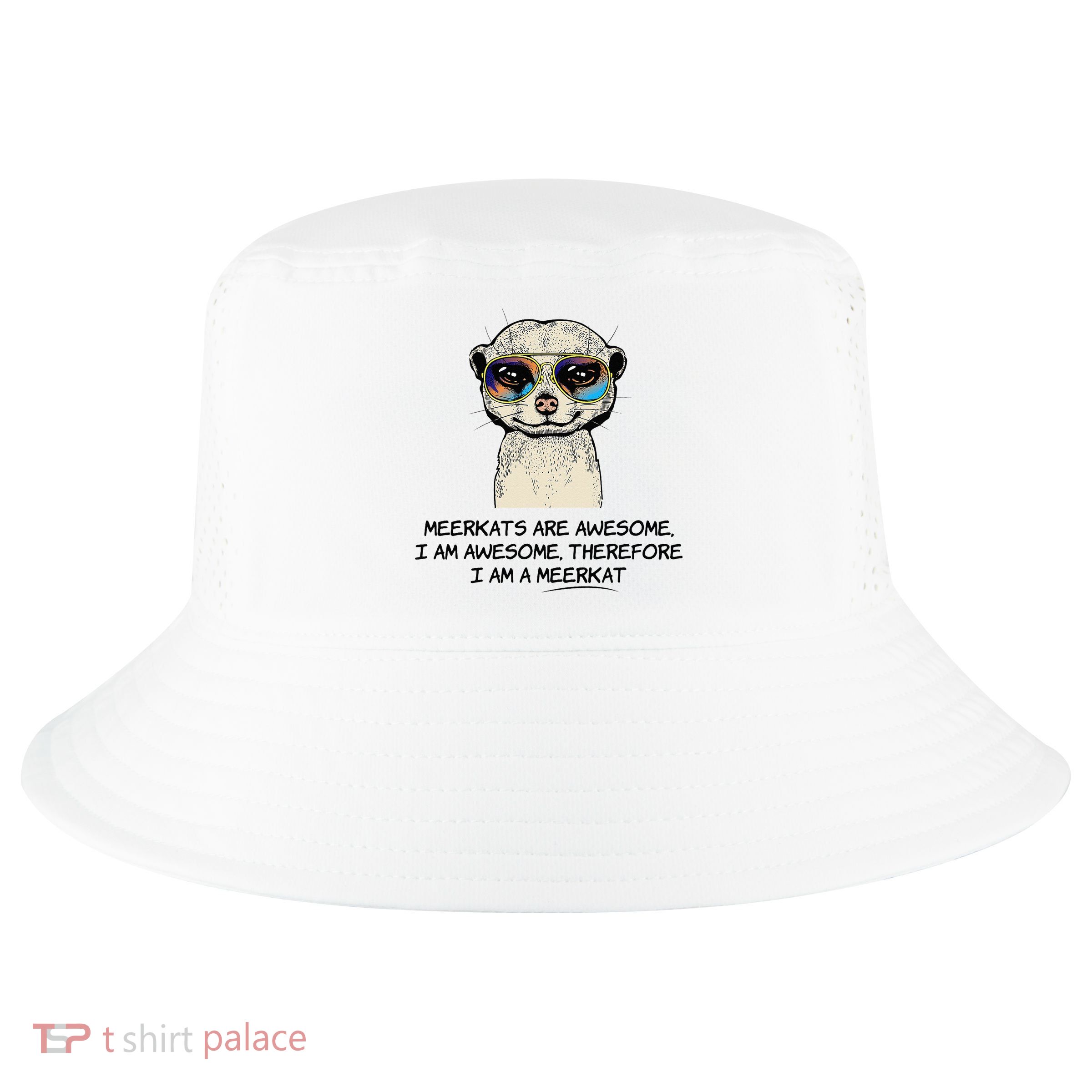 Awesome Cartoon I am a Meerkat for Meerkat Lovers Cool Comfort Performance Bucket Hat