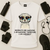 Awesome Cartoon I am a Meerkat for Meerkat Lovers Performance Shirt