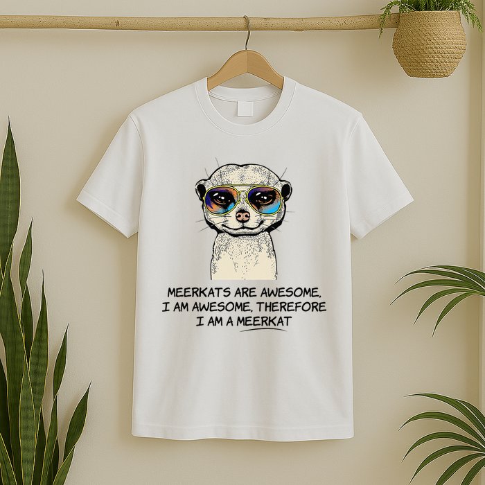 Awesome Cartoon I am a Meerkat for Meerkat Lovers T-Shirt