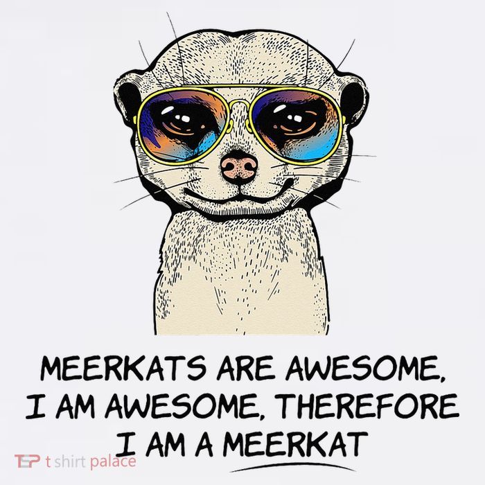 Awesome Cartoon I am a Meerkat for Meerkat Lovers Tall T-Shirt