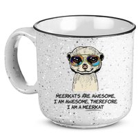 Awesome Cartoon I am a Meerkat for Meerkat Lovers 15oz Campfire Ceramic Mug