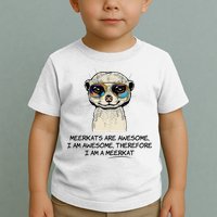 Awesome Cartoon I am a Meerkat for Meerkat Lovers Toddler T-Shirt