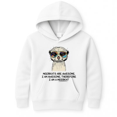 Awesome Cartoon I am a Meerkat for Meerkat Lovers Kids Hoodie