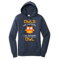 Awesome Cartoon I Am An Owl Shirts For Owl Lovers Women's Pullover Hoodie