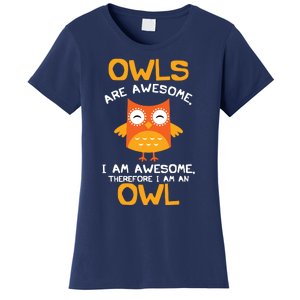 Awesome Cartoon I Am An Owl Shirts For Owl Lovers Women's T-Shirt