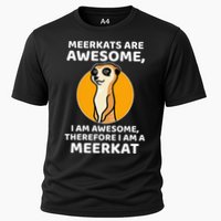 Awesome Cartoon I Am A Meerkat For Meerkat Lovers Cooling Performance Crew T-Shirt