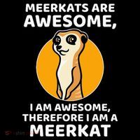 Awesome Cartoon I Am A Meerkat For Meerkat Lovers Premium T-Shirt