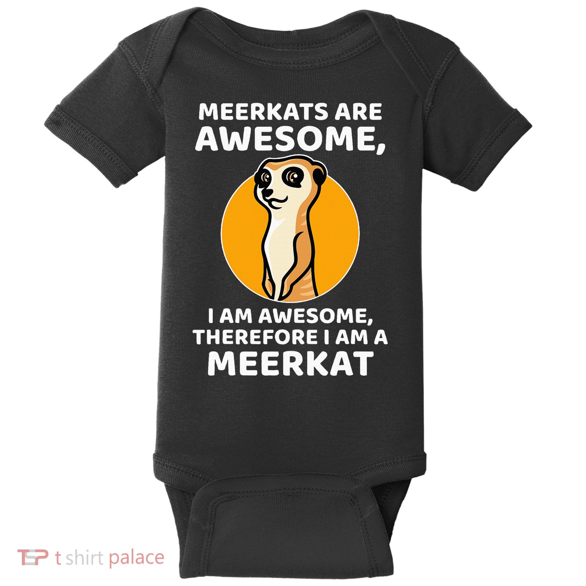 Awesome Cartoon I Am A Meerkat For Meerkat Lovers Baby Bodysuit