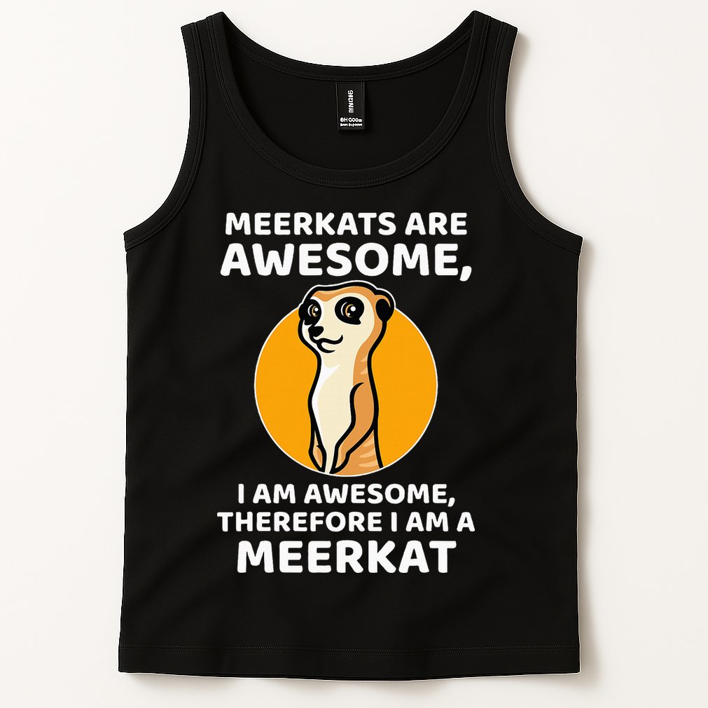 Awesome Cartoon I Am A Meerkat For Meerkat Lovers Tank Top