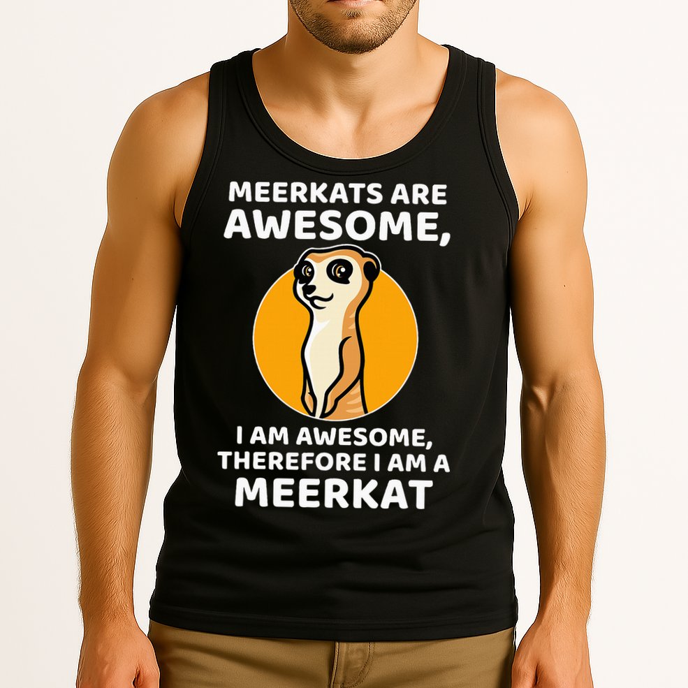 Awesome Cartoon I Am A Meerkat For Meerkat Lovers Tank Top