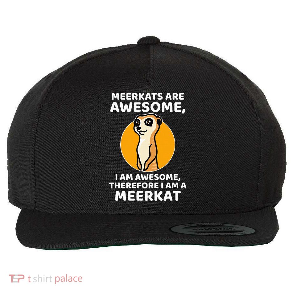 Awesome Cartoon I Am A Meerkat For Meerkat Lovers Wool Snapback Cap