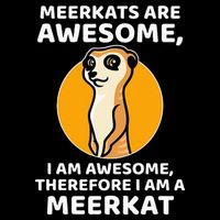 Awesome Cartoon I Am A Meerkat For Meerkat Lovers Wool Snapback Cap