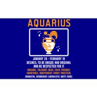 Aquarius Constellation January February Zodiac Sign Meaningful Gift Bumper Sticker