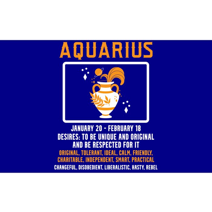 Aquarius Constellation January February Zodiac Sign Meaningful Gift Bumper Sticker