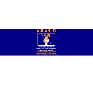 Aquarius Constellation January February Zodiac Sign Meaningful Gift Bumper Sticker