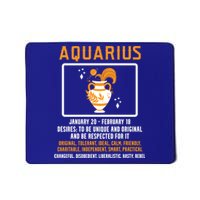 Aquarius Constellation January February Zodiac Sign Meaningful Gift Mousepad