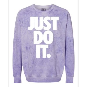 Awesome Cool Just Do It Colorblast Crewneck Sweatshirt