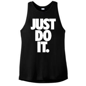 Awesome Cool Just Do It Ladies PosiCharge Tri-Blend Wicking Tank