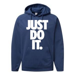 Awesome Cool Just Do It Performance Fleece Hoodie