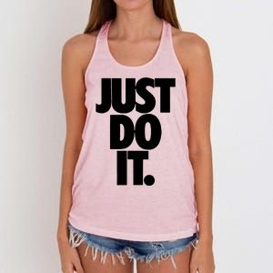 Awesome Cool Just Do It Women's Knotted Racerback Tank