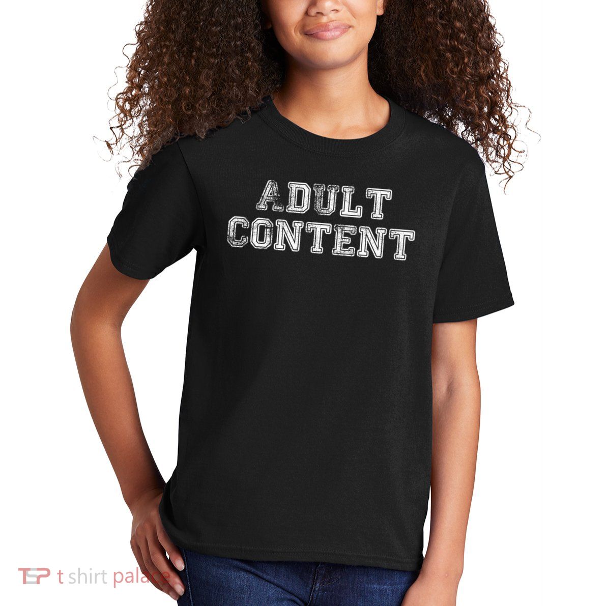 Adult Content Jokes Design Sarcastic Sayings Adult Con Kids T-Shirt