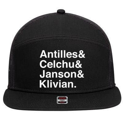 Antilles Celchu Janson Klivian 7 Panel Mesh Trucker Snapback Hat