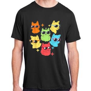 Awesome Cat Kitty Lovers Funny Gift Adult ChromaSoft Performance T-Shirt