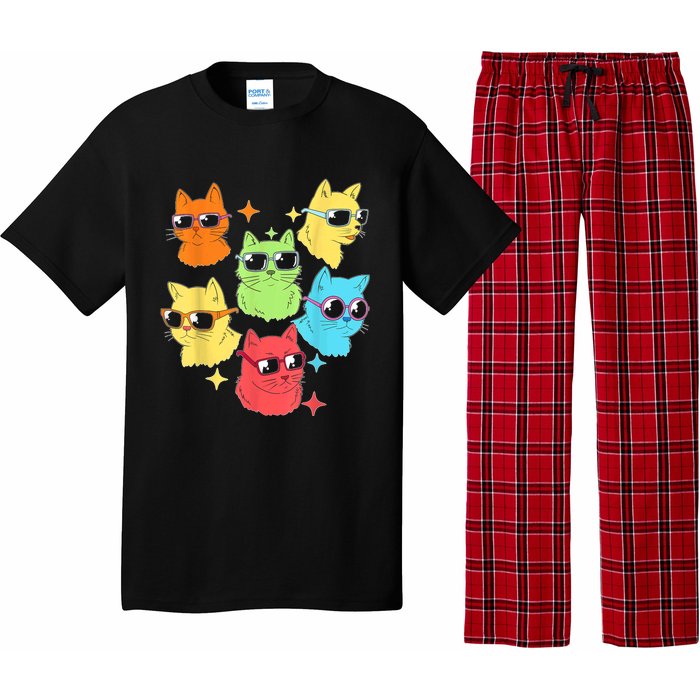 Awesome Cat Kitty Lovers Funny Gift Pajama Set