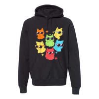 Awesome Cat Kitty Lovers Funny Gift Premium Hoodie