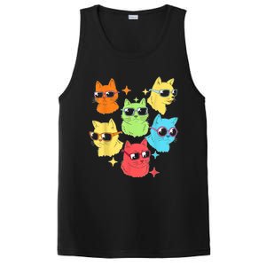 Awesome Cat Kitty Lovers Funny Gift PosiCharge Competitor Tank