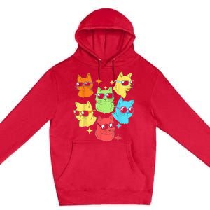 Awesome Cat Kitty Lovers Funny Gift Premium Pullover Hoodie