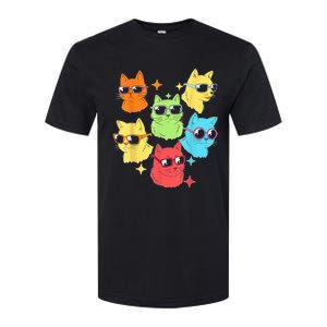 Awesome Cat Kitty Lovers Funny Gift Softstyle CVC T-Shirt