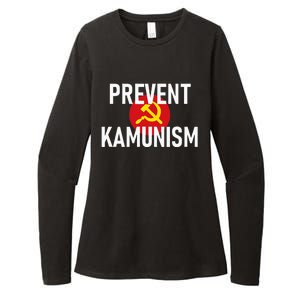 Anti Communist Kamala Harris Prevent Kamunism Womens CVC Long Sleeve Shirt