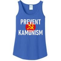 Anti Communist Kamala Harris Prevent Kamunism Ladies Essential Tank