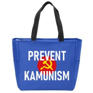 Anti Communist Kamala Harris Prevent Kamunism Zip Tote Bag