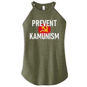 Anti Communist Kamala Harris Prevent Kamunism Women's Perfect Tri Rocker Tank