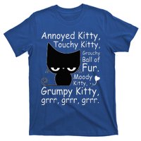 Angry Cat Kitten Lover Funny Attitude Fur Pet Owner T-Shirt