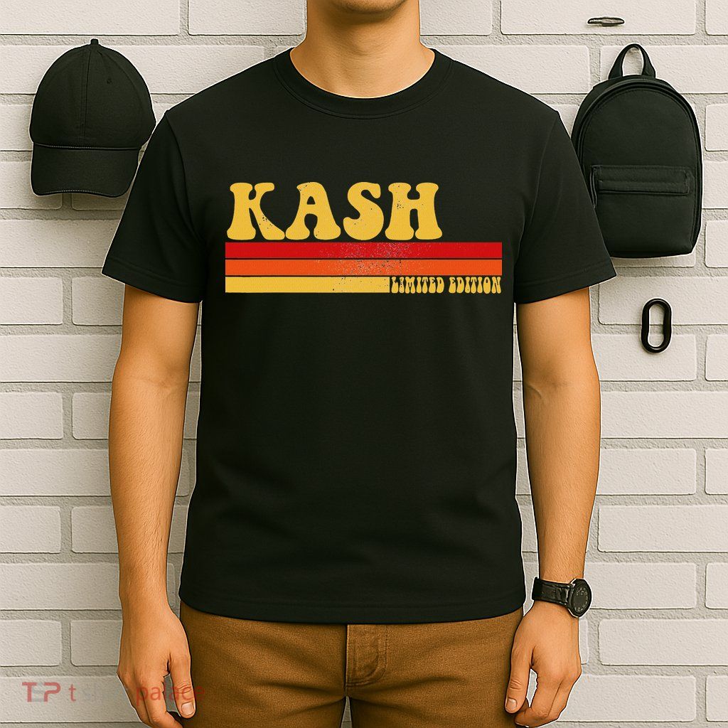 Amastyle Co. Kash Name Personalized Idea Retro Vintage Kash T-Shirt