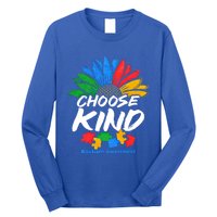 Autismn Choose Kind Autism Awareness Gift Long Sleeve Shirt