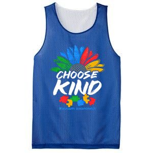 Autismn Choose Kind Autism Awareness Gift Mesh Reversible Basketball Jersey Tank