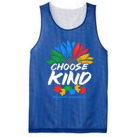 Autismn Choose Kind Autism Awareness Gift Mesh Reversible Basketball Jersey Tank