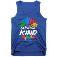 Autismn Choose Kind Autism Awareness Gift Tank Top