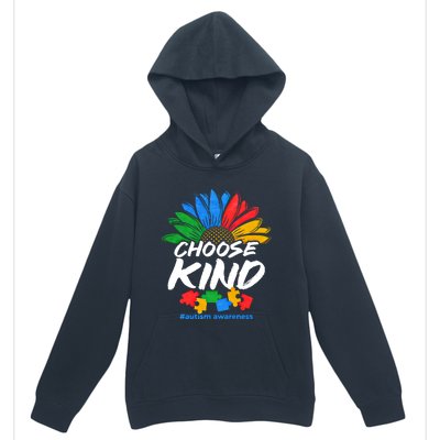 Autismn Choose Kind Autism Awareness Gift Urban Pullover Hoodie